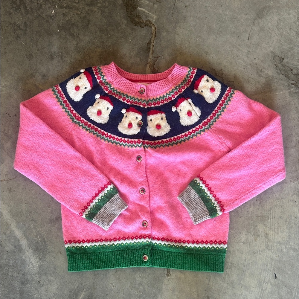 Mini Boden Santa cardigan